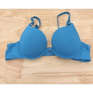 Soma Memorable Push Up Bra 36A Teal Smooth T Shirt Underwire Womens #38